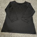 Susan Graver New Essential Black 3/4 Sleeve Shirt M Photo 0