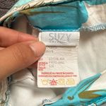 Suzy Shier Y2K Tropical Floral Mini skirt in Blue and Yellow Photo 5