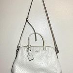 Kate Spade Cameron Street Margot Satchel Leather Textured Crossbody Bright White Photo 2