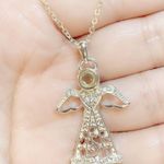 Guardian Angel Hidden Prayed Pendant and Necklace Chain Photo 1