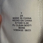 Old Navy White Ankle Boots  Photo 3