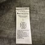 Athleta dark green sleeveless linen tank top size L Photo 6