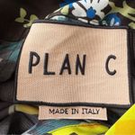 PLAN C‎ Floral Pleated Tie Neck Long Sleeve Midi Maxi Dress Sz IT 44 US 8 Black Photo 6