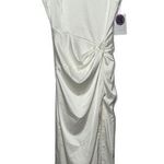 Abercrombie & Fitch  White Sleeveless Formal Wedding Backless Maxi Dress Size S Photo 0