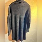 Sweater dress by Free Assembly, charcoal grey, XL, beautiful detailed sleeve Gray Photo 2