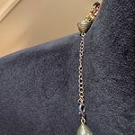 Women's Glass Seed Bead Multi Twelve Strand Braided Necklace with Lobster Clasp Red Photo 6