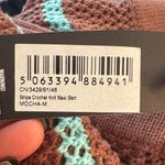 Pretty Little Thing  knit Striped Brown and Blue Maxi Skirt Photo 3