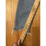 AGOLDE  90's Pinch Button Fly Jeans 28 Blue High Rise Straight Organic Raw Hem Photo 4