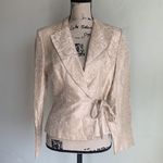 Kay Unger  New York Silk Blend Wrap Blazer Sz 6 Photo 1