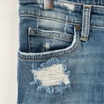 joe's jeans  Easy Fit Crop Jeans Distressed Raw Hem Denim Cropped Deedi Size 28 Photo 5