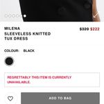 Reiss MILENA Sleeveless Knitted Tux Dress NEW NWT Photo 6