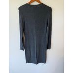 Krimson Klover Long Sleeve Ribbed Bodycon Mini Dress Gray Women's Size Small Photo 1
