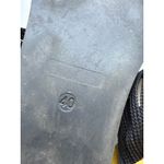 LILIMILL Strappy Leather Sandals in Black and Yellow Size 40 US 9 Photo 6