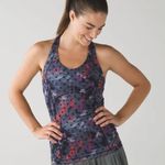 Lululemon Windy Blooms Regal Plum Polka Dot Kanto Catch Me Tank Photo 0