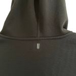 Nobull Performance Hoodie Women’s L Charcoal Grey Drawstring Fleece Lined Photo 4