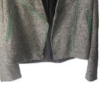 Worthington Women's Size Large Twee Moto Biker Grunge Herringbone Jacket Photo 3