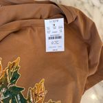 J.Crew NWT Sequin Sequin fall leaves Brown Graphic Tee Sz XS Sold Out! Photo 9
