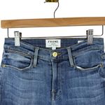frame denim NWOT Frame Le High Straight Raw Hem Jeans in Foster Wash Size 26 Photo 6