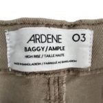 Ardene Women's Beige High Rise Baggy Harem Pants Size 3 (waist 27) Relaxed Fit Tan Photo 4