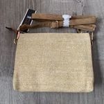 Violet Ray VR NYC Light beige  Braided O-Ring Messenger Crossbody Laser Cut Bag New w/Tags Photo 2