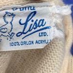 Vintage Little‎ Lisa Acrylic Cardigan Sweater Vest Photo 5