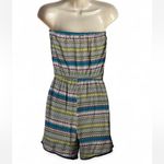 ‎Strapless Lightweight Romper Blue Photo 2