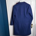 Banana Republic  Mid Length Car Coat Patriot Blue New with Tag Sz Medium Petite Photo 7