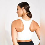 Girlfriend Collective NWT Ivory Dylan Tank Bra - MSRP $56 - Sz XXS Photo 1