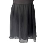 Trac ‎ Size XS Black Gold Mini Dress Whimisgoth Chiffon Fairy Grunge HOCO Photo 2