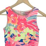 Lilly Pulitzer  Womens Floral Donna Shift Romper Skort Dress‎ Multi-Color Size 00 Photo 2