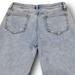 Jeans Size 27 28x26 Women's Vigoss Frankie Slim Straight Jeans Distressed Blue Denim Photo 3