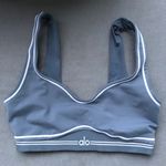 Alo Yoga Airbrush Heart Throb Bra Steel Grey XS Photo 2