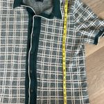 Abercrombie & Fitch  Plaid Knit Button-Up Shirt Photo 3