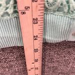 Apt. 9  Womans Cardigan Size XL Mint‎ Green Crocheted Button Front Knit Top Photo 12