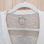 Lucky Brand  Womens Open Knit Cardigan Size XS Button Front Sheer Boho Cottage Photo 3