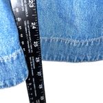 Bill Blass ‎ Denim Shirt Top Short Sleeve Embroidered Cow Print Collar Plus Photo 5