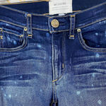 McGuire Denim MCGUIRE Newton Splatter Skinny‎ Jeans in Dark Wash Blue Size US 25 Photo 3