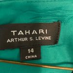 Tahari : Elegant Teal Sleeveless Rhinestone Dress – Perfect for Any Occasion Photo 6