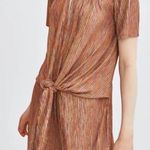 ZARA Multi Color Keyhole Cutout Striped Romper Small Photo 0