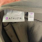 Athleta  Wander Stash Skinny Pants Olive Green Zip Pockets‎ Size 10 Nylon Spandex Photo 7