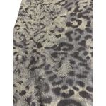 Chico's  Animal Print Metallic Sweater Top Shirt Gray Silver 3/4 Sleeves Size 0 Photo 1