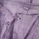 & Other Stories & Other Stories Wrap Mini Dress Purple Linen Short Sleeve Casual Size US 0 READ Photo 3