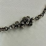 Catherine Popesco France sterling plated rhinestone necklace Silver Photo 3