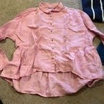 Holding Horses  small pink button down Photo 1