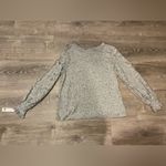 Zac and Rachel  Petite New With Tags Light Grey Heather Long Sleeve Top Women’s PS Photo 10