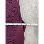 The Limited  Women's Fit & Flare Dress Lace Overlay 6 Pleated Sleeveless Cutout Photo 8