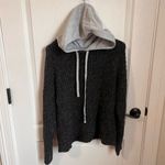 Aerie Women's Oversized Knit Hoodie Sweater Gray Size Small Casual Pullover NWT Photo 1