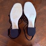 Doen Reve Block Heeled Sandal Black Suede Womens 37 NIB Size 6.5 Photo 4