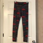 Arkansas Razorbacks Charcoal Leggins Size Small Gray Photo 2