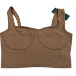 Wild Fable Women's Brown Bustier Cropped Tank Top - Size Medium - NWT Photo 0